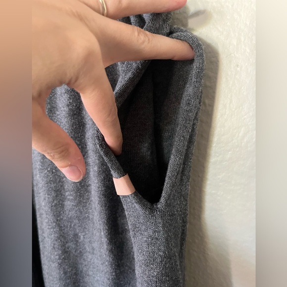 LUNYA Cozy Cotton Silk Relaxed Ankle Sweatpants in Heather Gray Womens Size M - Picture 7 of 15